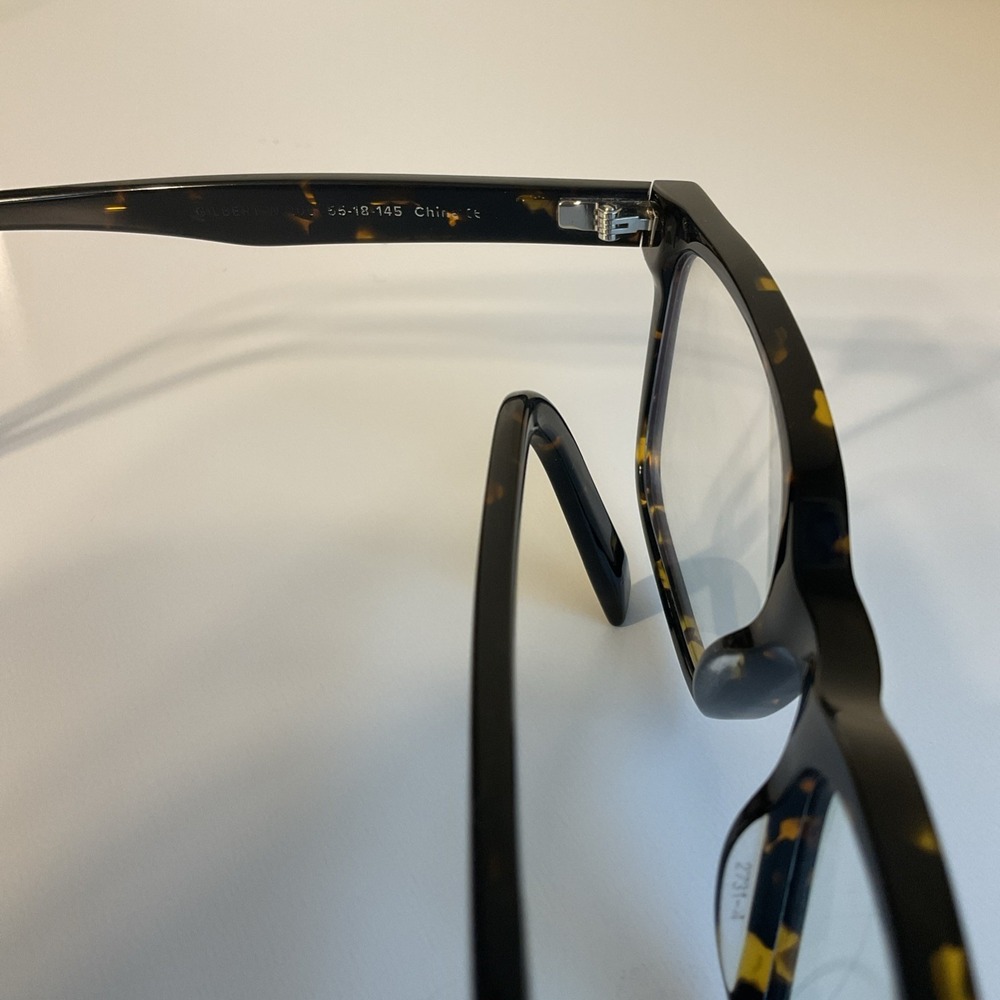 Warby Parker Eyeglasses Gilbert W 200 Whiskey Tortoise Square Frame 55 18 145 - Picture 4 of 6